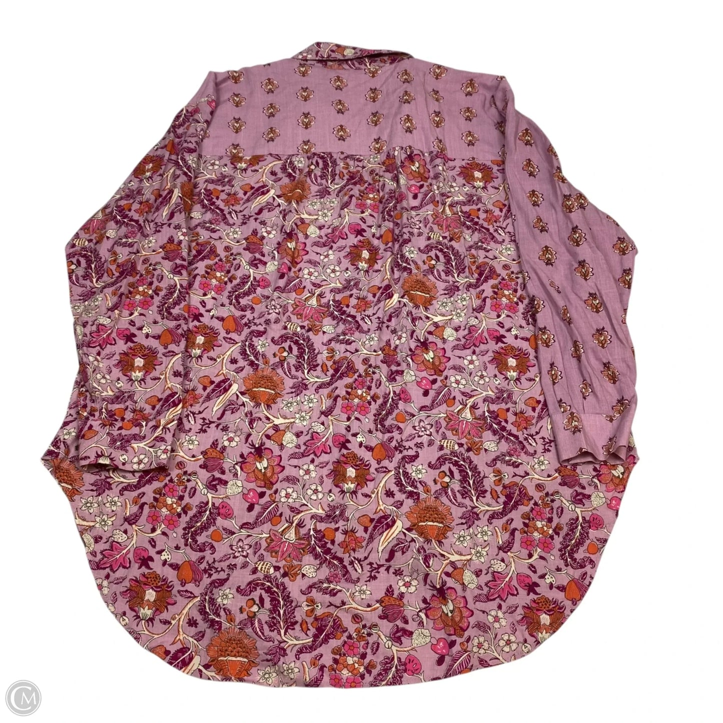 Tunic Long Sleeve By Knox Rose In Purple, Size: Xxl