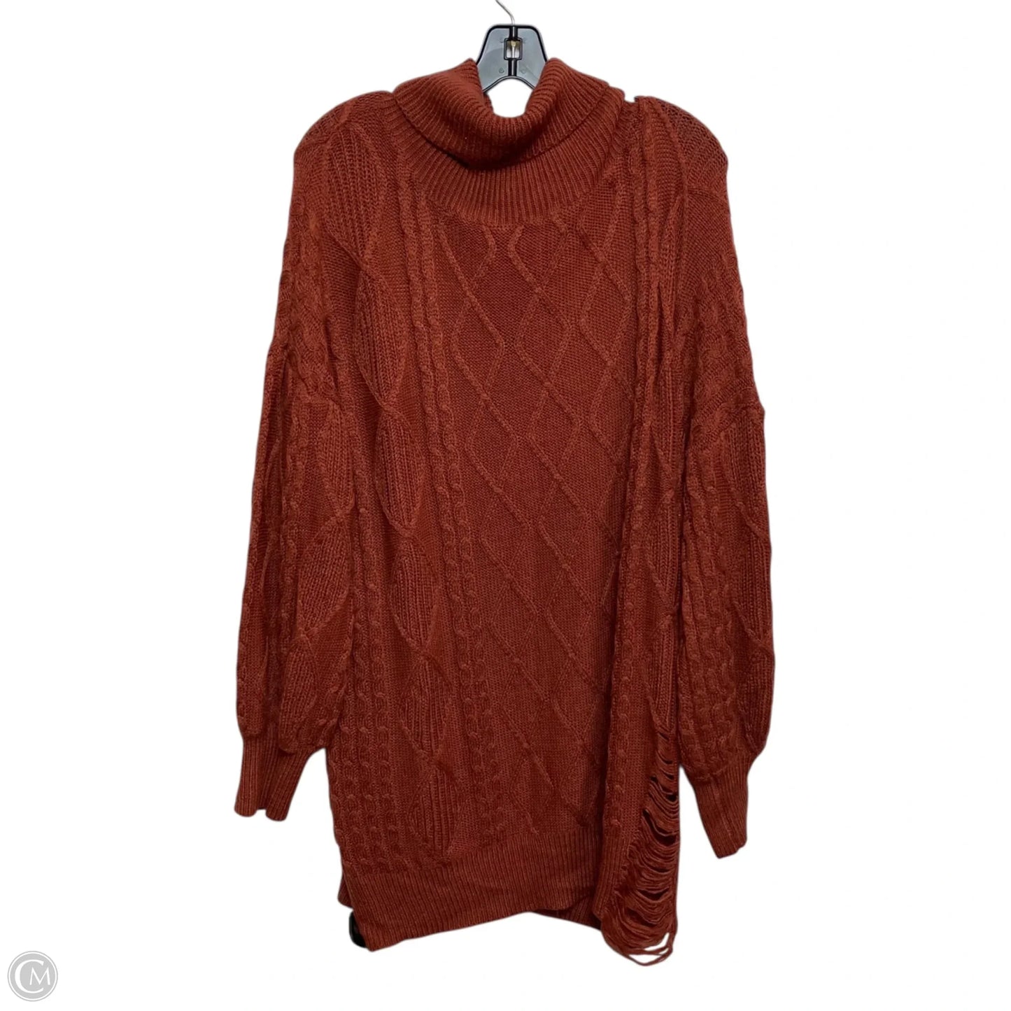 Sweater By Shein In Red, Size: 1x