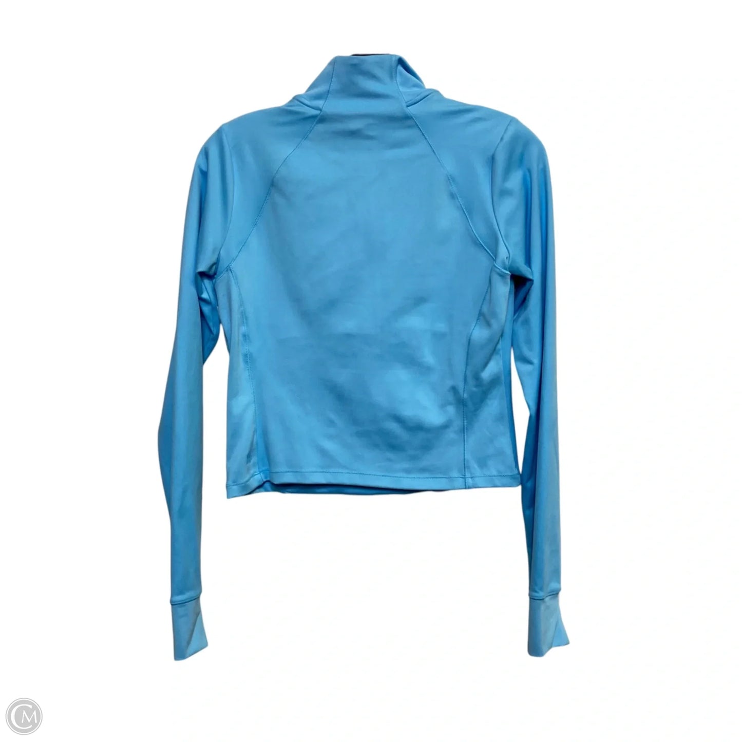 Athletic Top Long Sleeve Collar By All In Motion In Blue, Size: S
