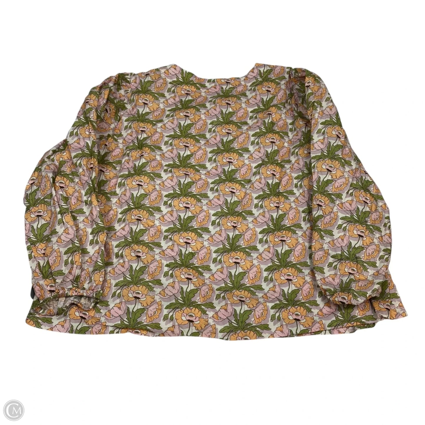 Top Long Sleeve By J. Crew In Multi-colored, Size: 3x