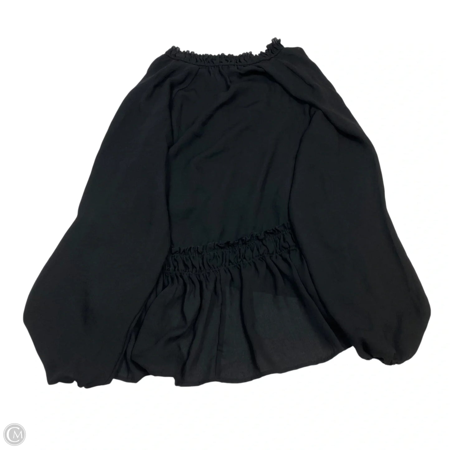Top Long Sleeve By Loft In Black, Size: M
