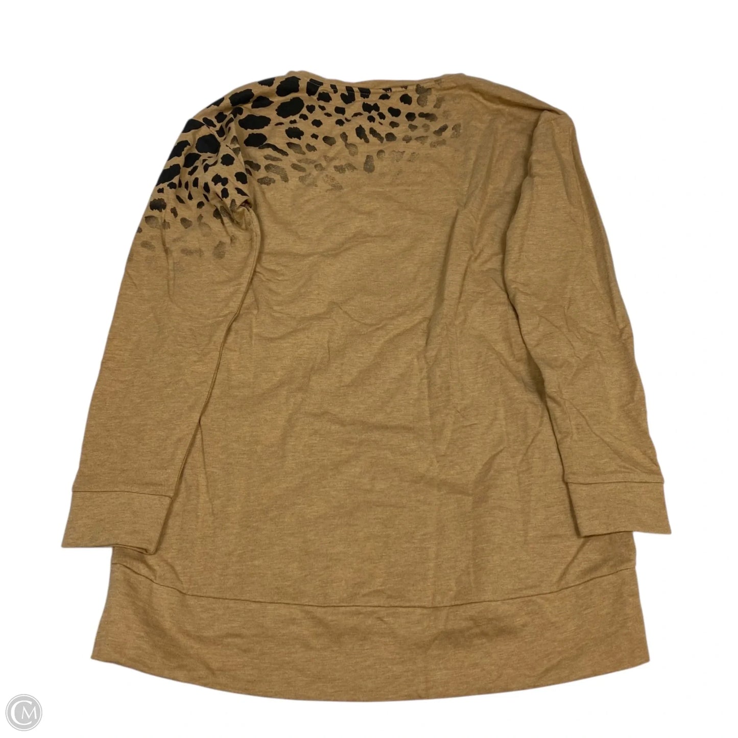 Top Long Sleeve By Chicos In Brown, Size: S
