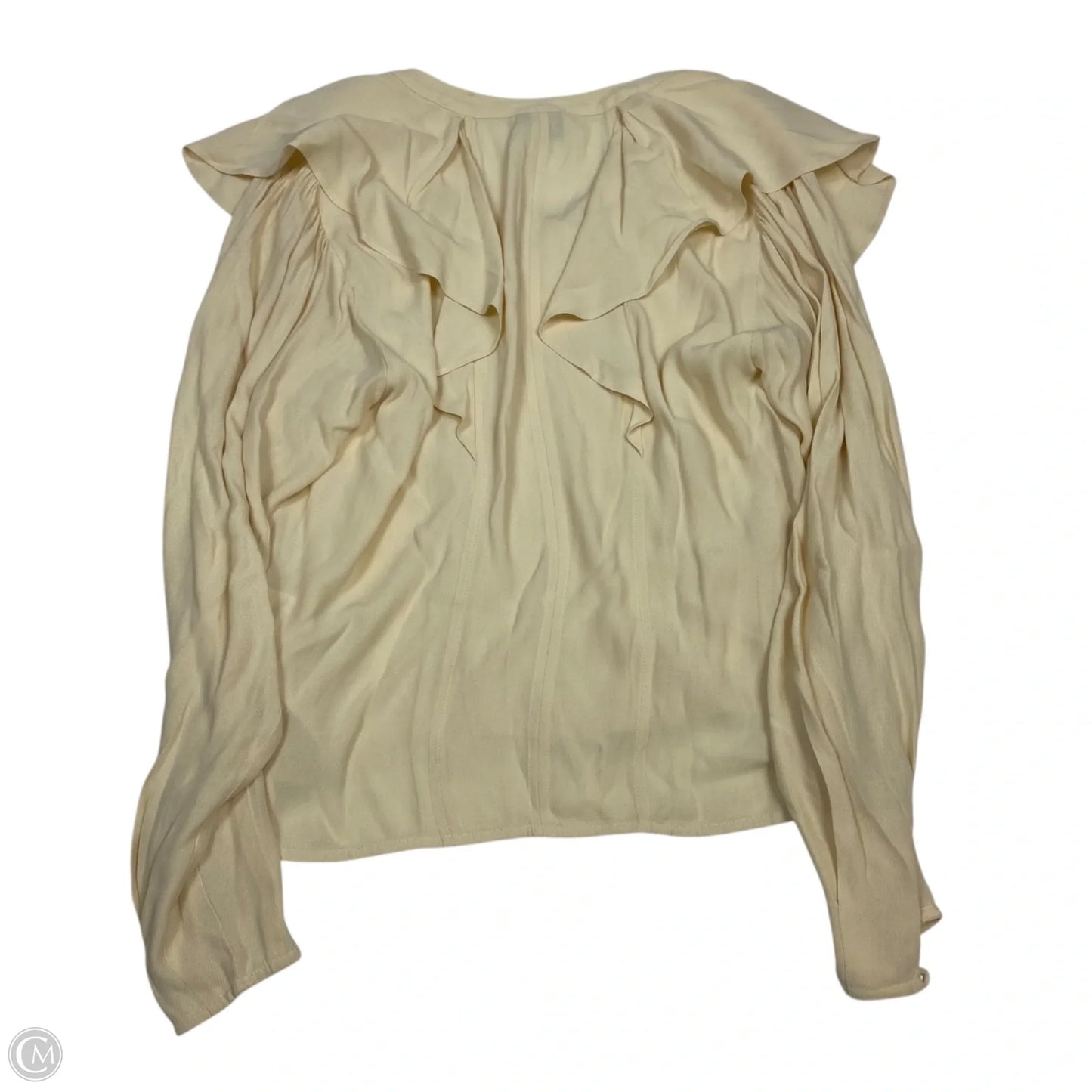 Top Long Sleeve By Joie In Cream, Size: S
