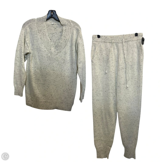 Lounge Set Pants By Cmf In Cream, Size: M