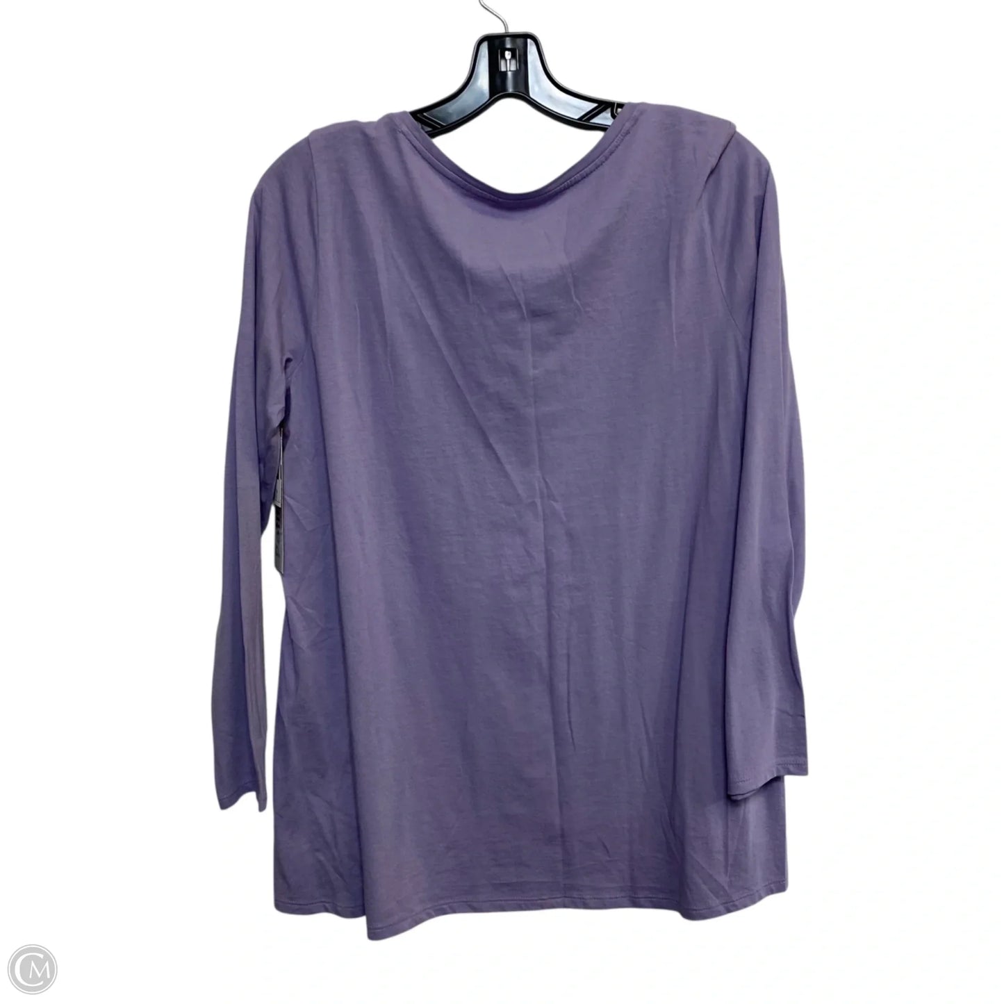 Top Long Sleeve Basic By Pure Jill In Purple, Size: Sp