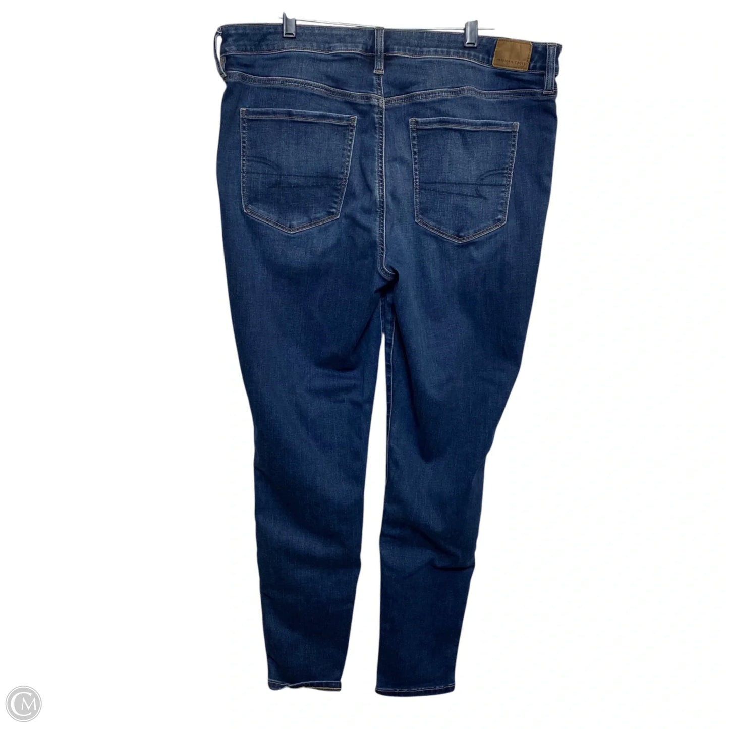 Jeans Jeggings By American Eagle In Blue Denim, Size: 16