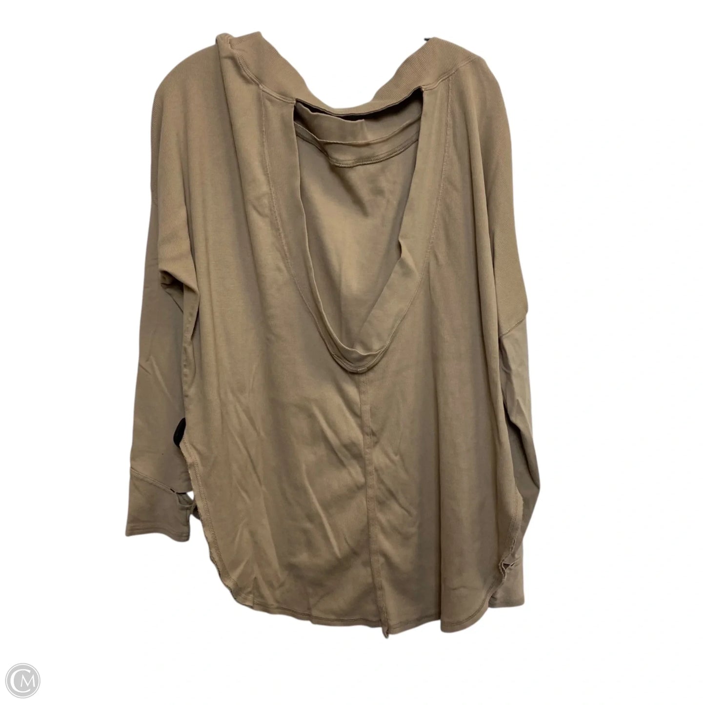 Top Long Sleeve By Free People In Tan, Size: L