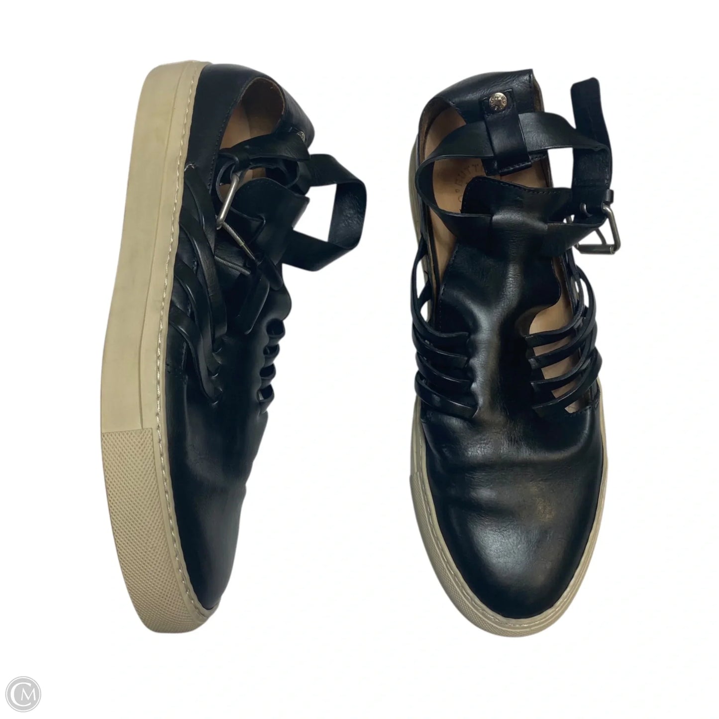 Shoes Flats By Buttero In Black, Size: 10.5