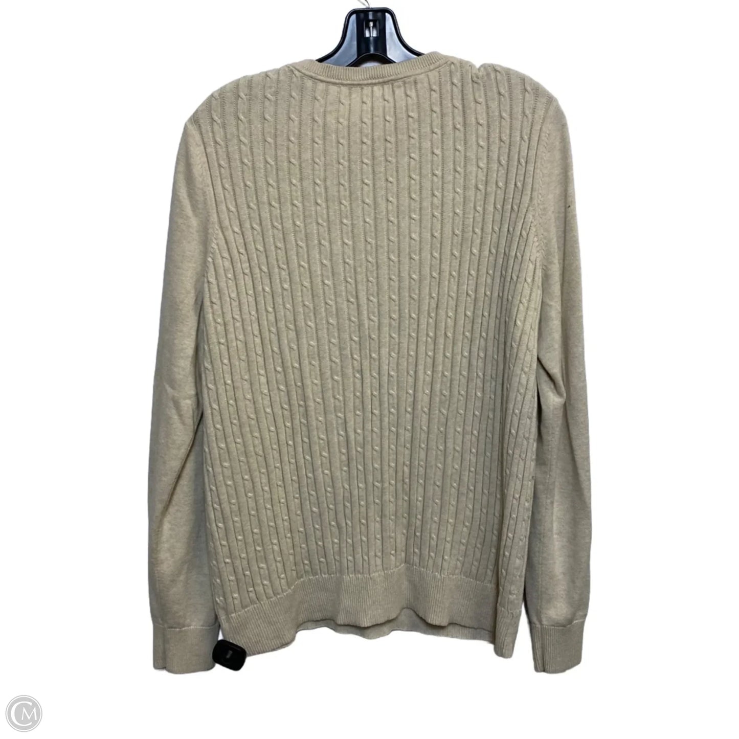 Sweater By Kim Rogers In Tan, Size: Xl