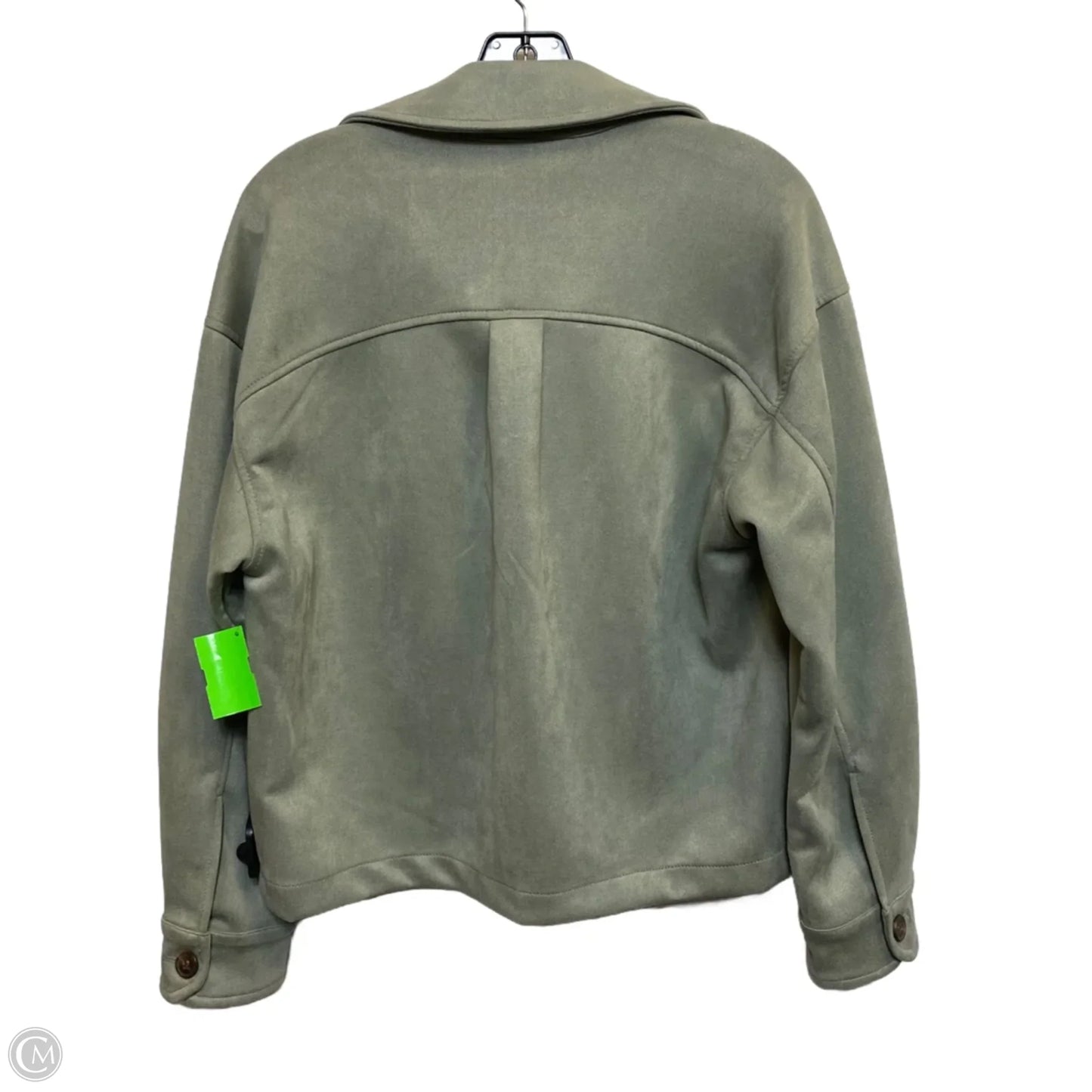 Jacket Shirt By Philosophy In Green, Size: S