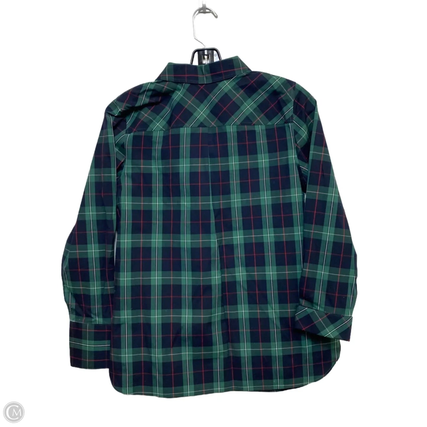 Top Long Sleeve By Talbots In Blue & Green, Size: Sp