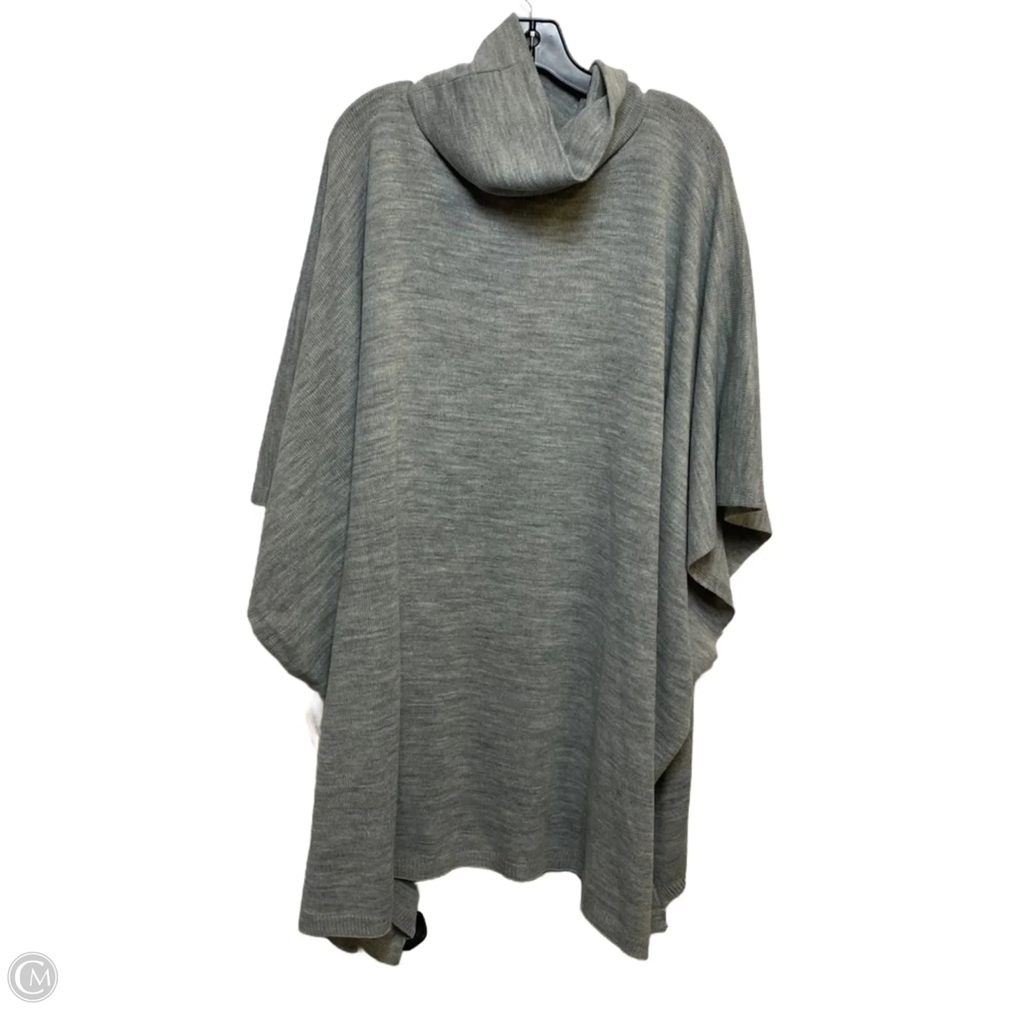 Poncho By Summer Rose In Grey, Size: Osfm