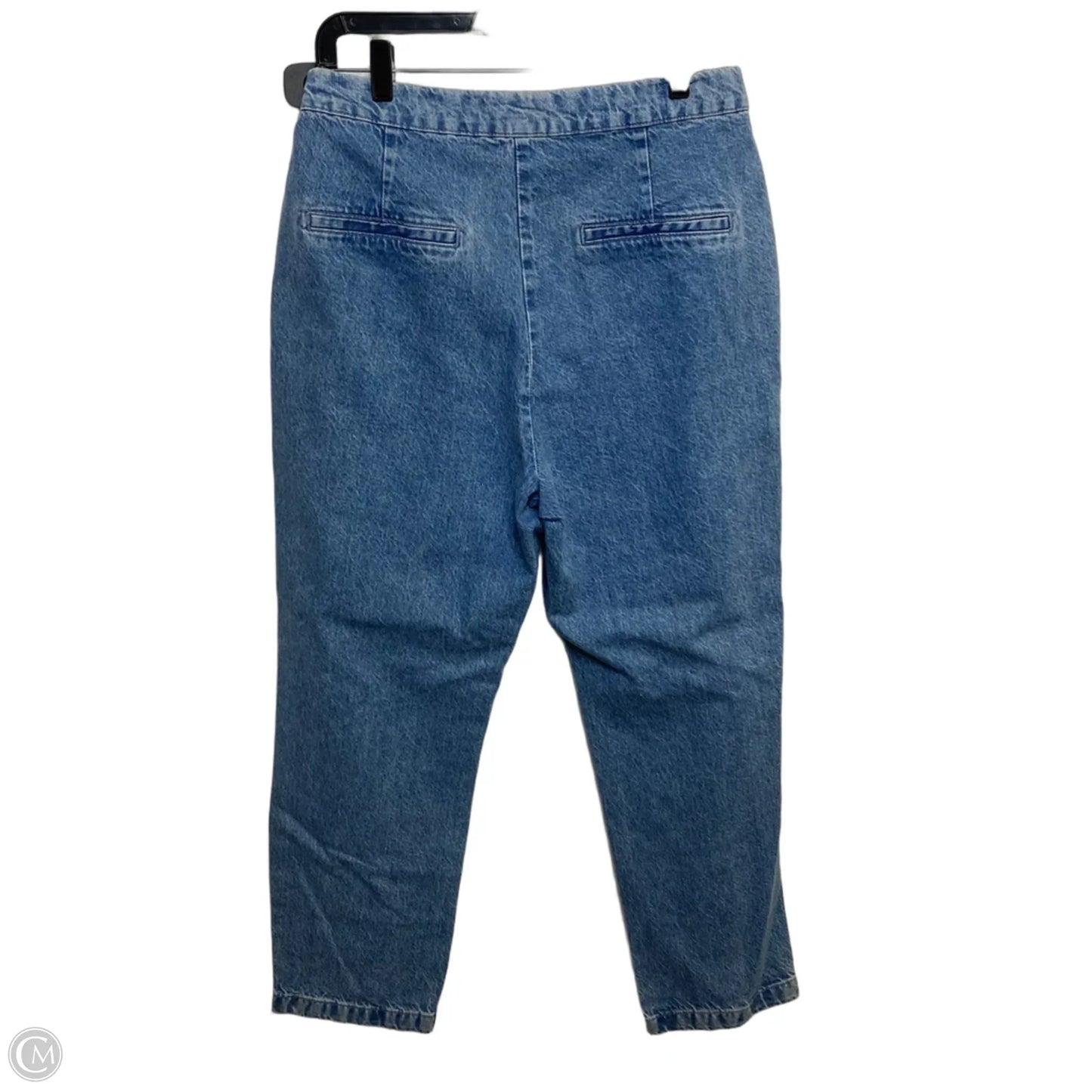 Jeans Straight By Zara In Blue Denim, Size: Xl