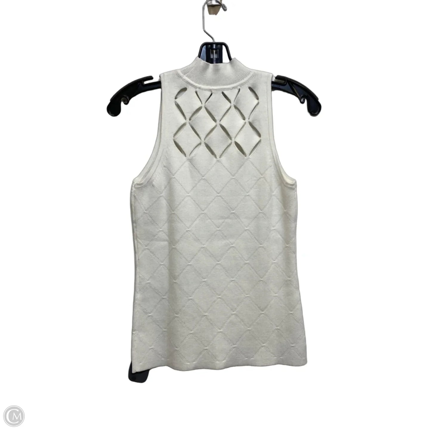 Top Sleeveless By White House Black Market In Cream, Size: Xs