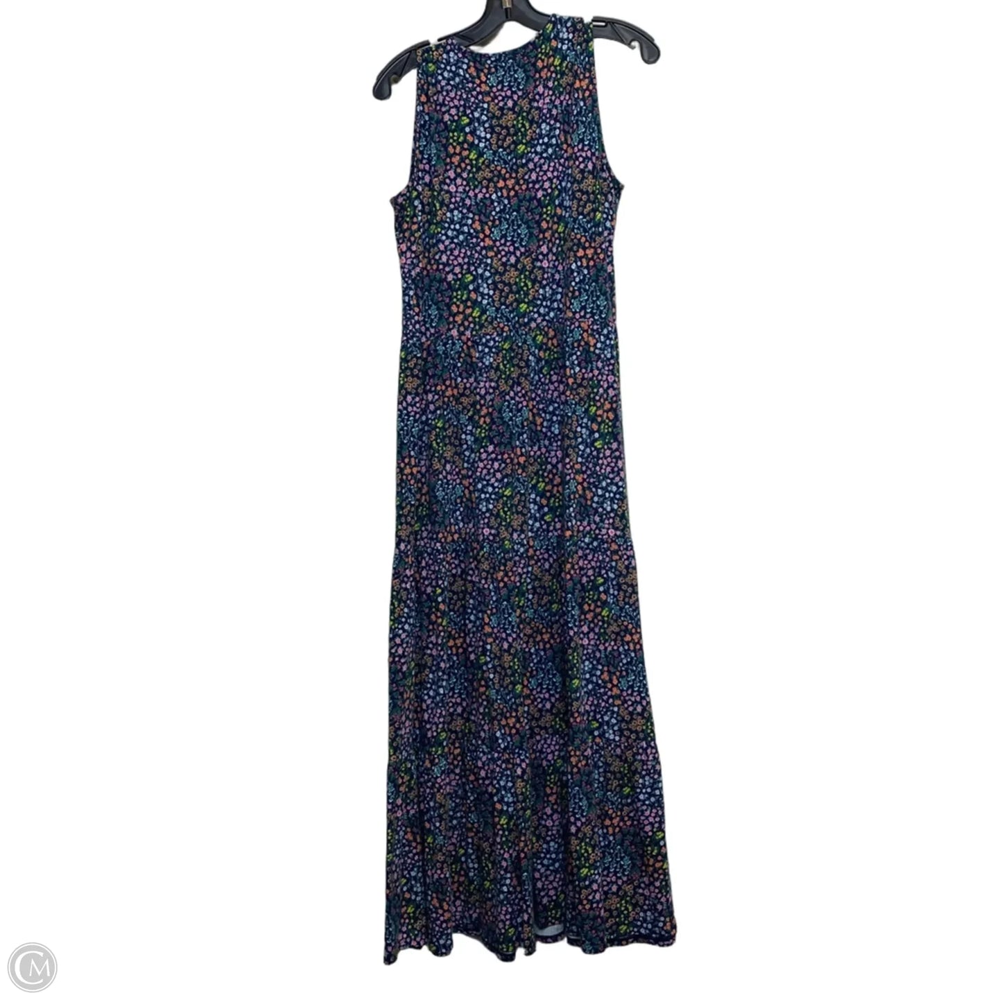 Dress Casual Maxi By Lands End In Navy, Size: M