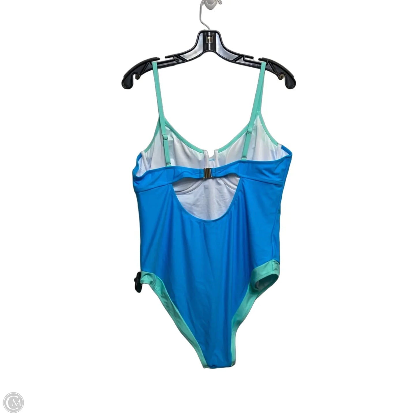 Swimsuit By Cmf In Blue & Green, Size: Xxl
