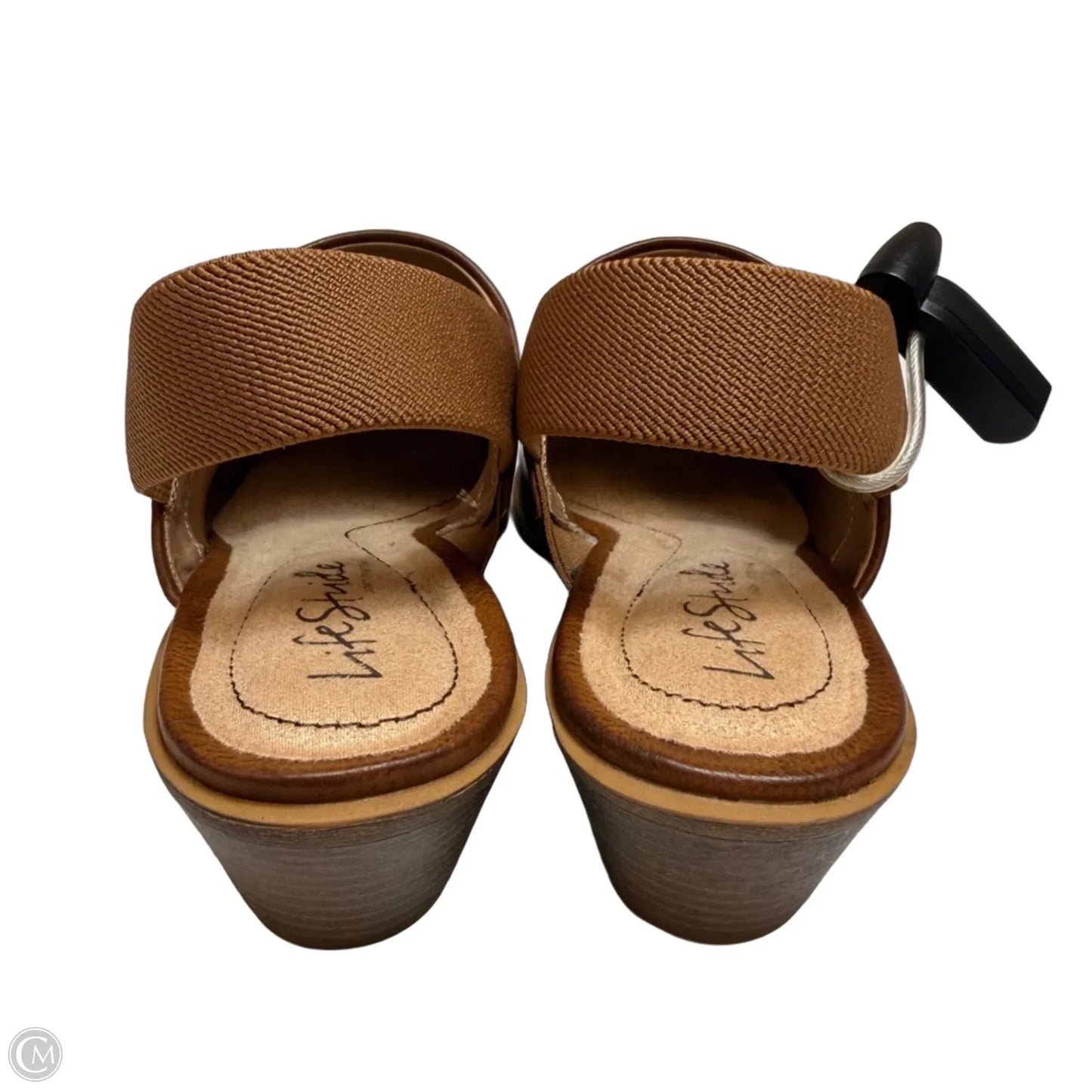 Shoes Heels Block By Life Stride In Brown, Size: 7.5