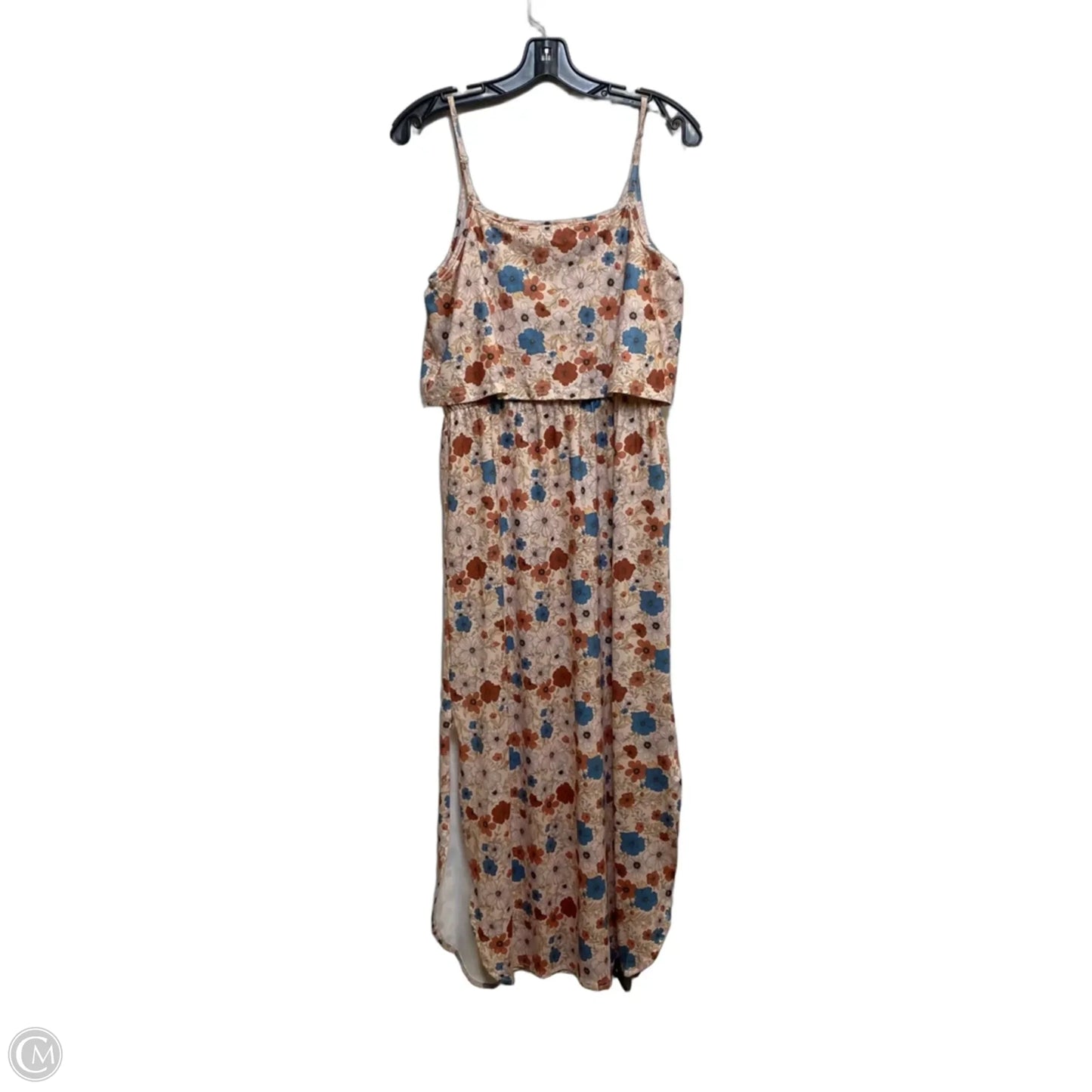 Dress Casual Maxi By Cmf In Blue & Pink, Size: M