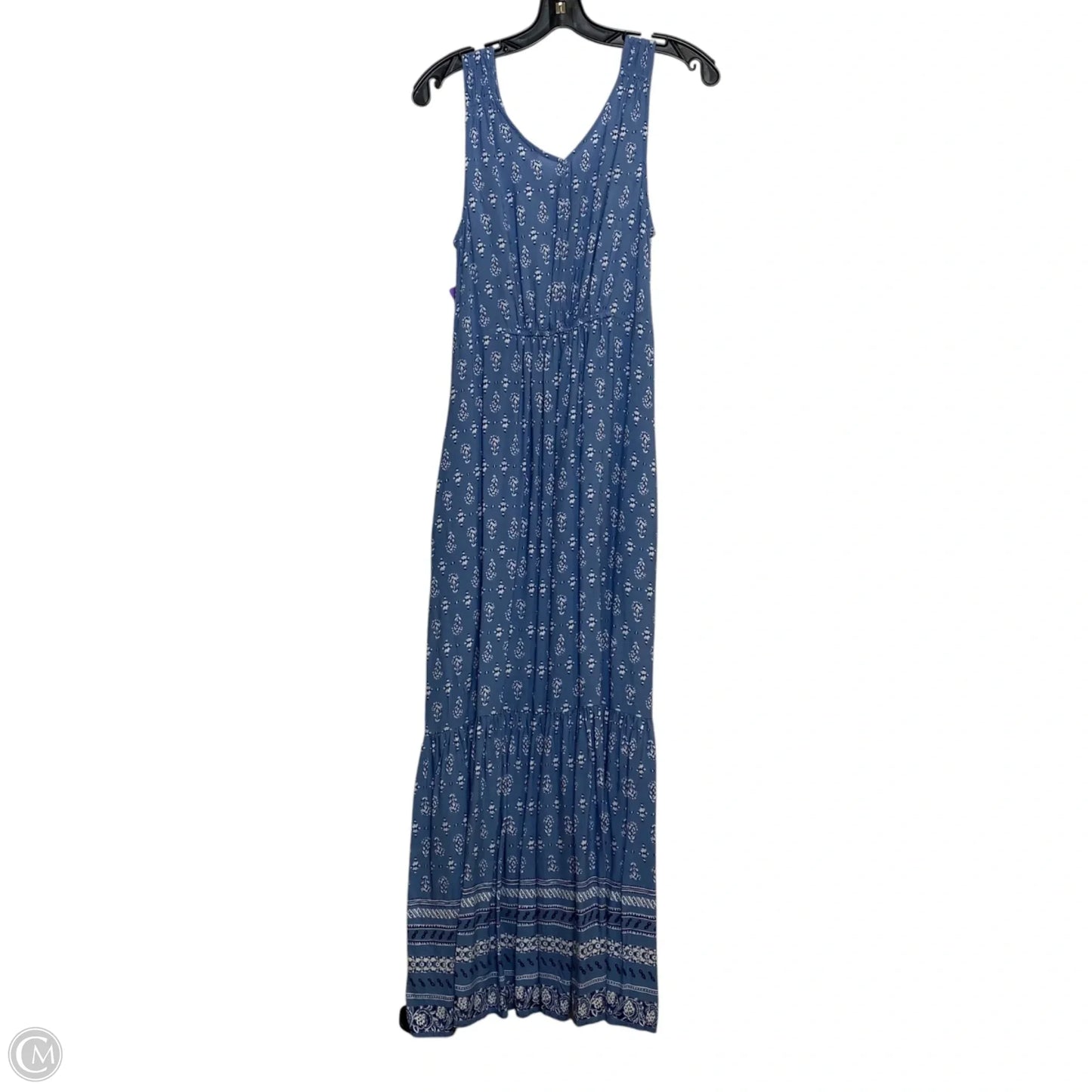 Dress Casual Maxi By Beachlunchlounge In Blue & White, Size: Xs