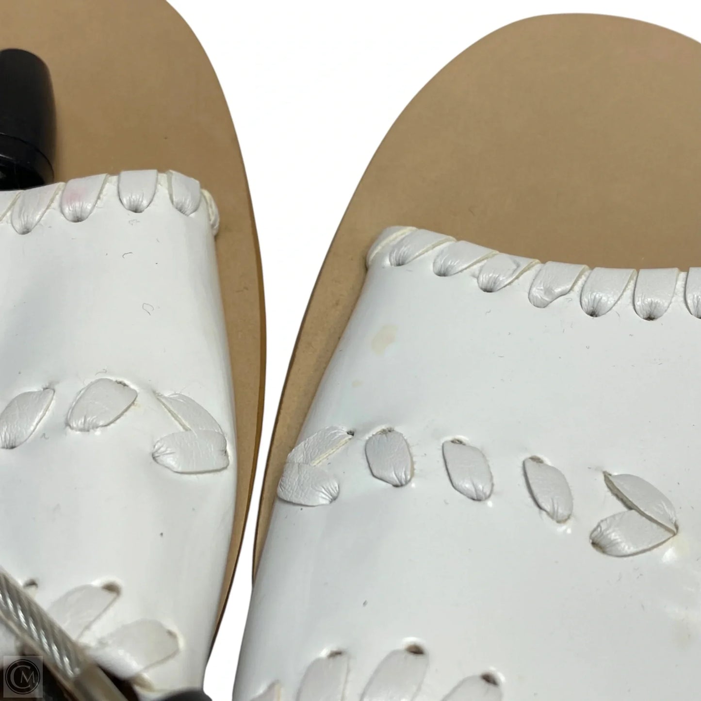 Sandals Designer By Jack Rogers In White, Size: 9