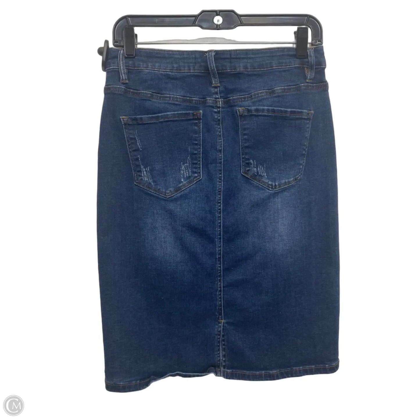Skirt Mini & Short By Clothes Mentor In Blue Denim, Size: S