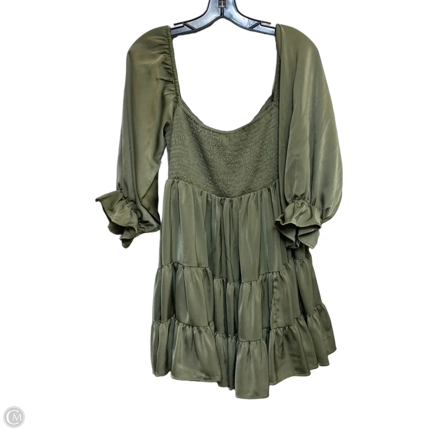 Dress Casual Short By Fashion Nova In Green, Size: L