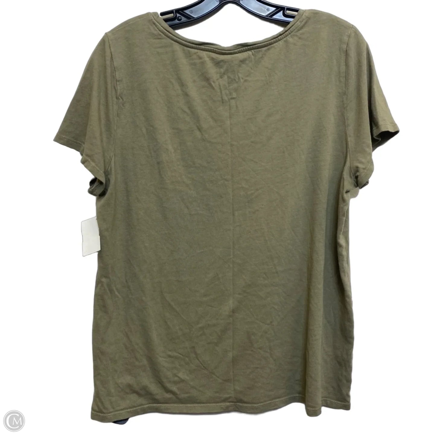 Top Short Sleeve By Chicos In Green, Size: L