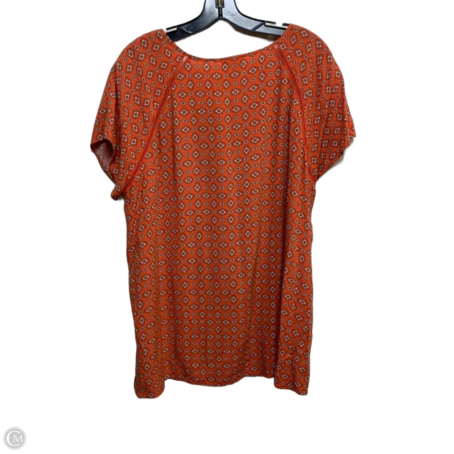 Top Short Sleeve By J. Jill In Orange, Size: Xl