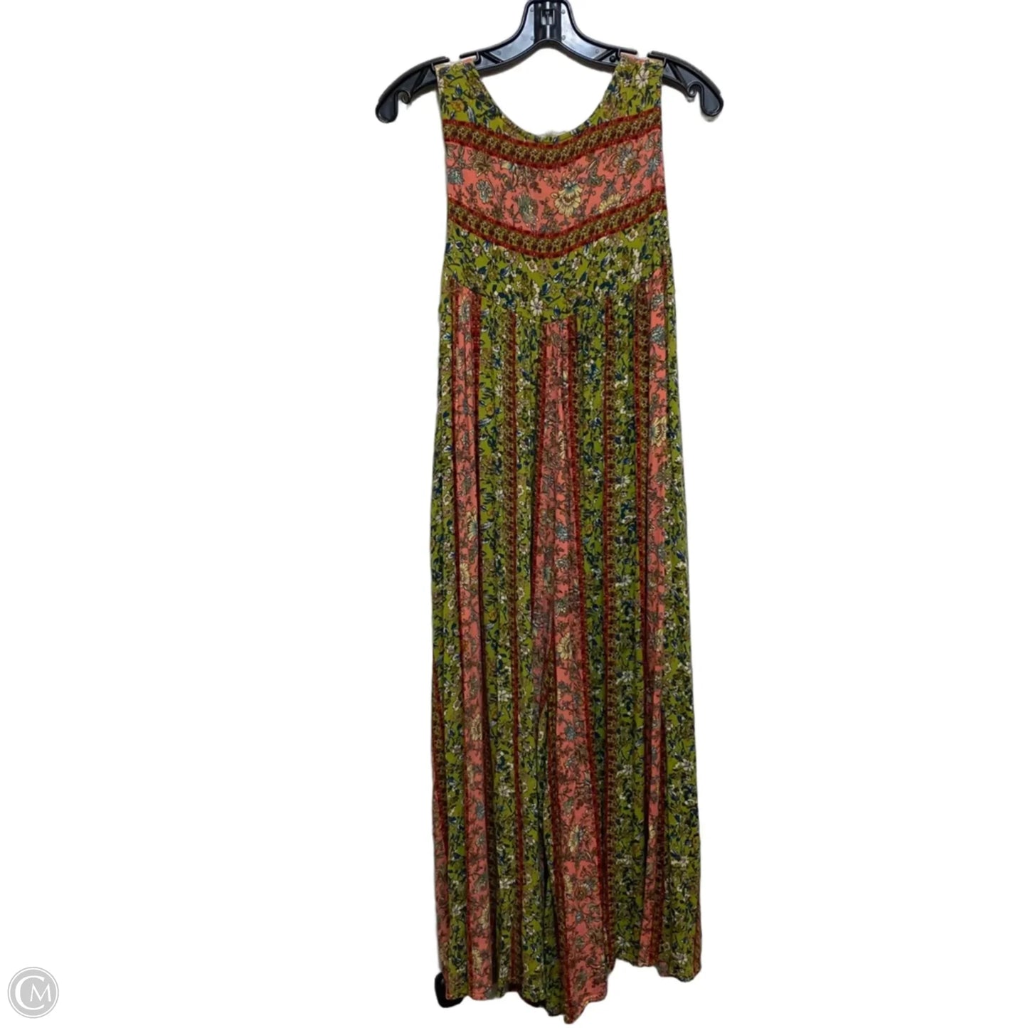 Jumpsuit By Easel In Green & Pink, Size: M