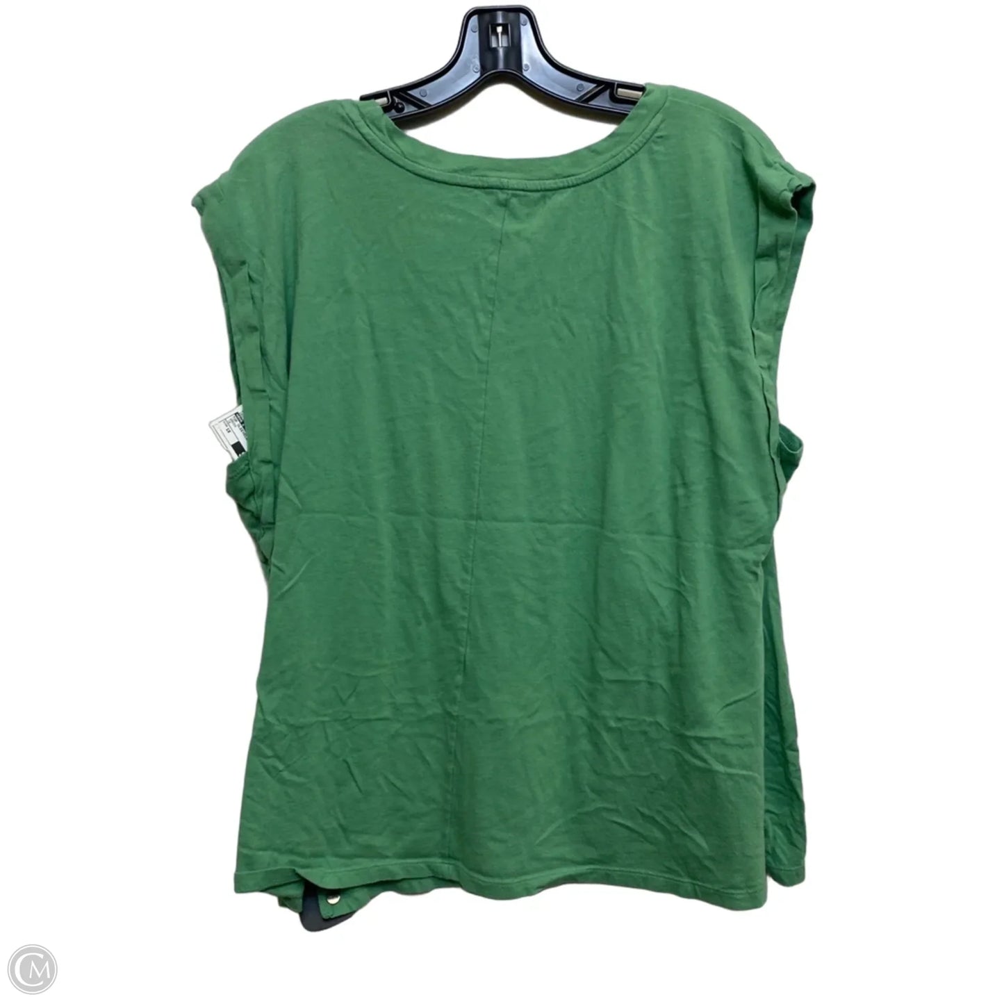 Top Sleeveless By Ava & Viv In Green, Size: 1x