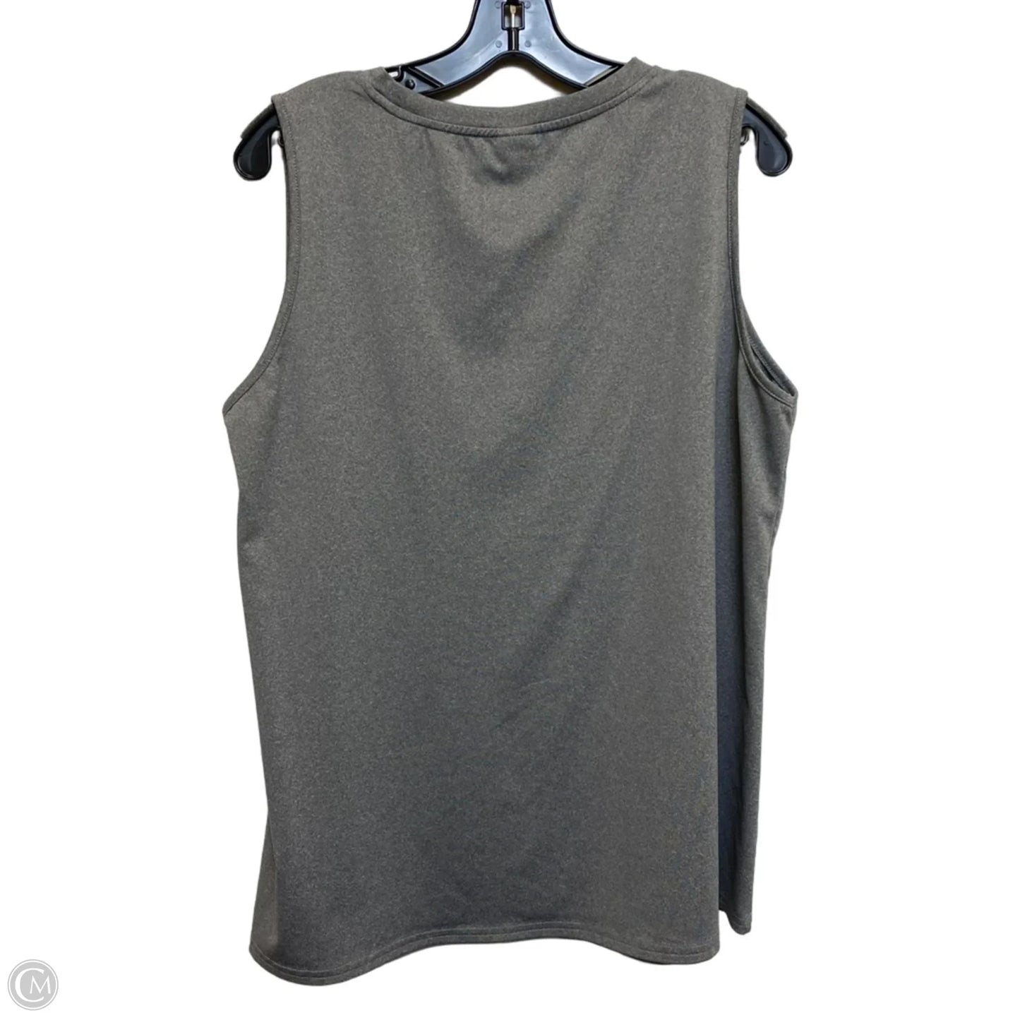 Athletic Tank Top By Xieerduo In Grey, Size: Xl