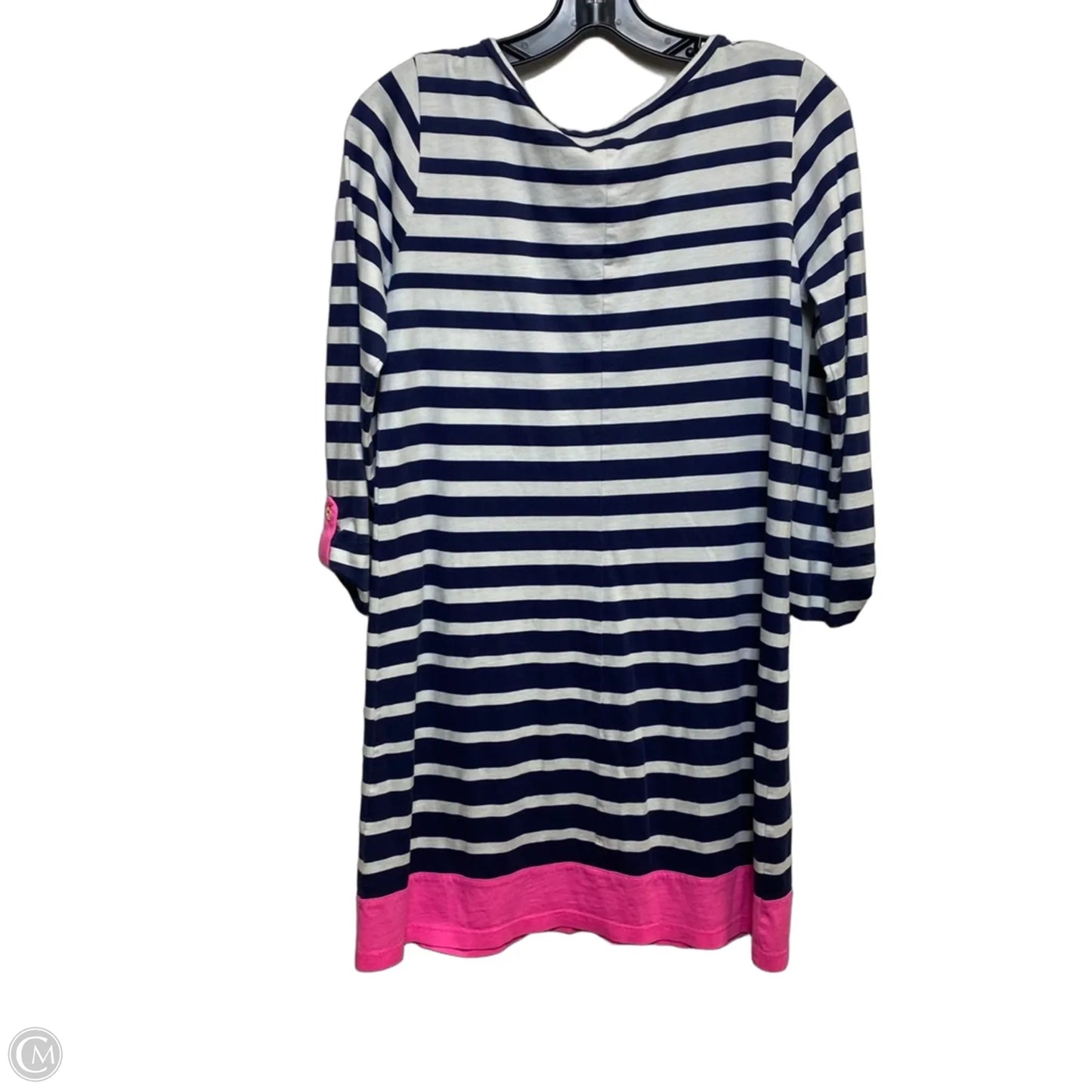 Dress Designer By Lilly Pulitzer In Blue & White, Size: S