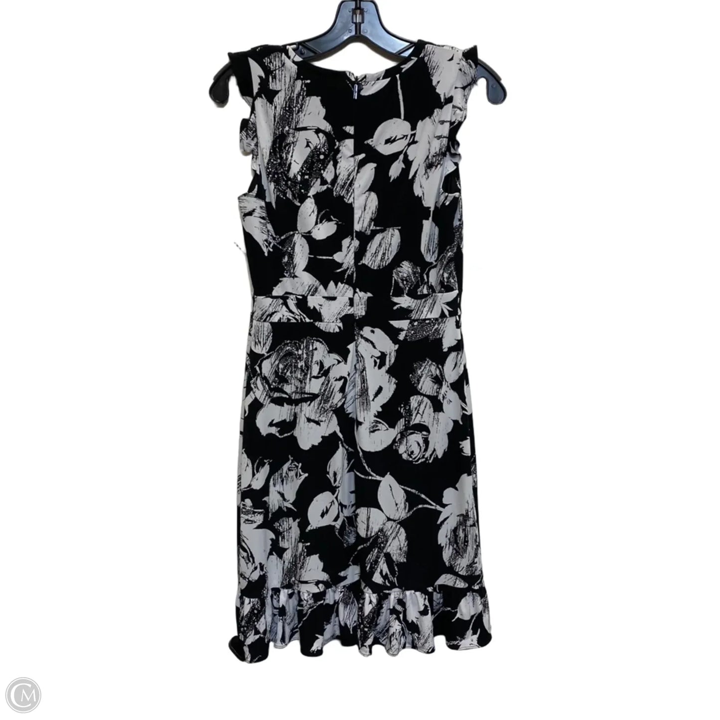 Dress Designer By Karl Lagerfeld In Black & White, Size: Xs