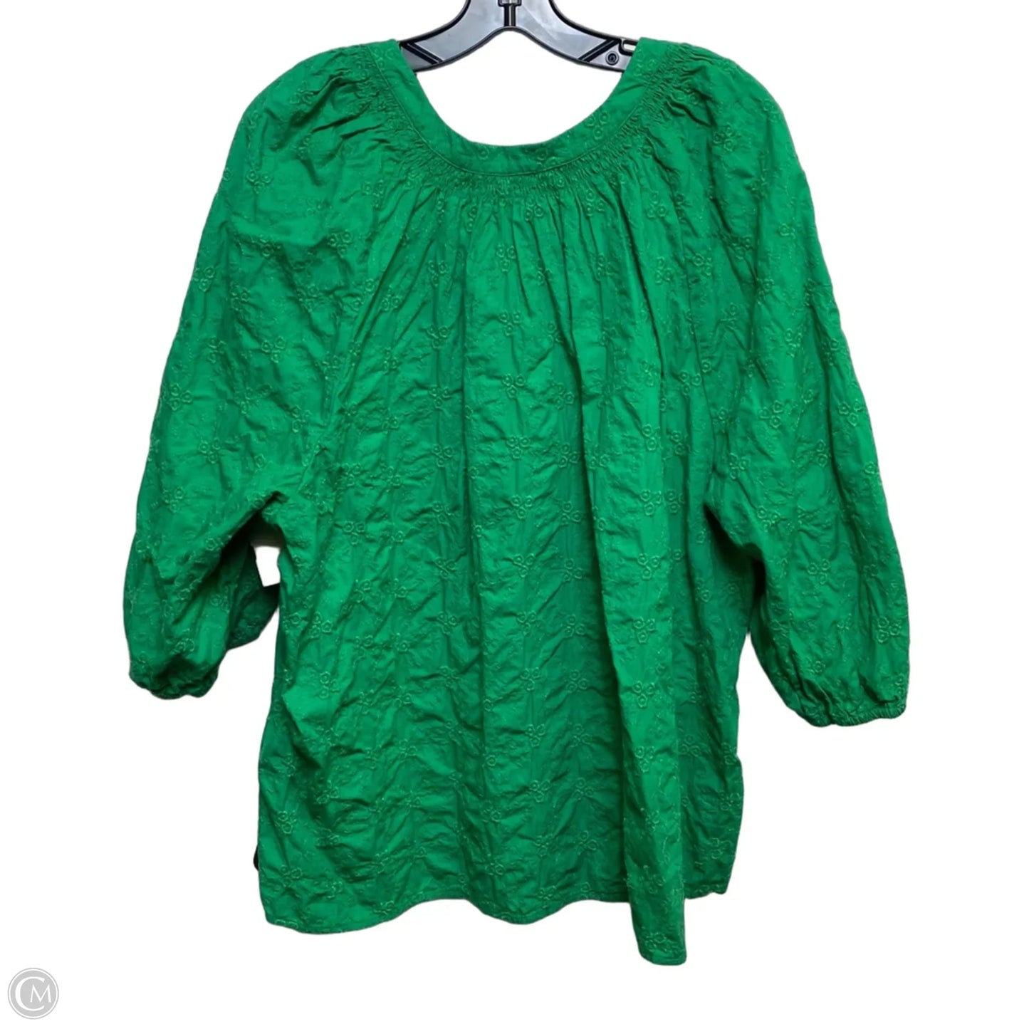 Top Short Sleeve By Crown And Ivy In Green, Size: 4x