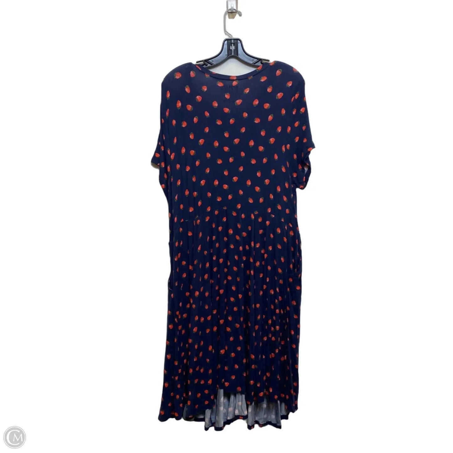 Dress Casual Short By Torrid In Blue & Red, Size: 2x
