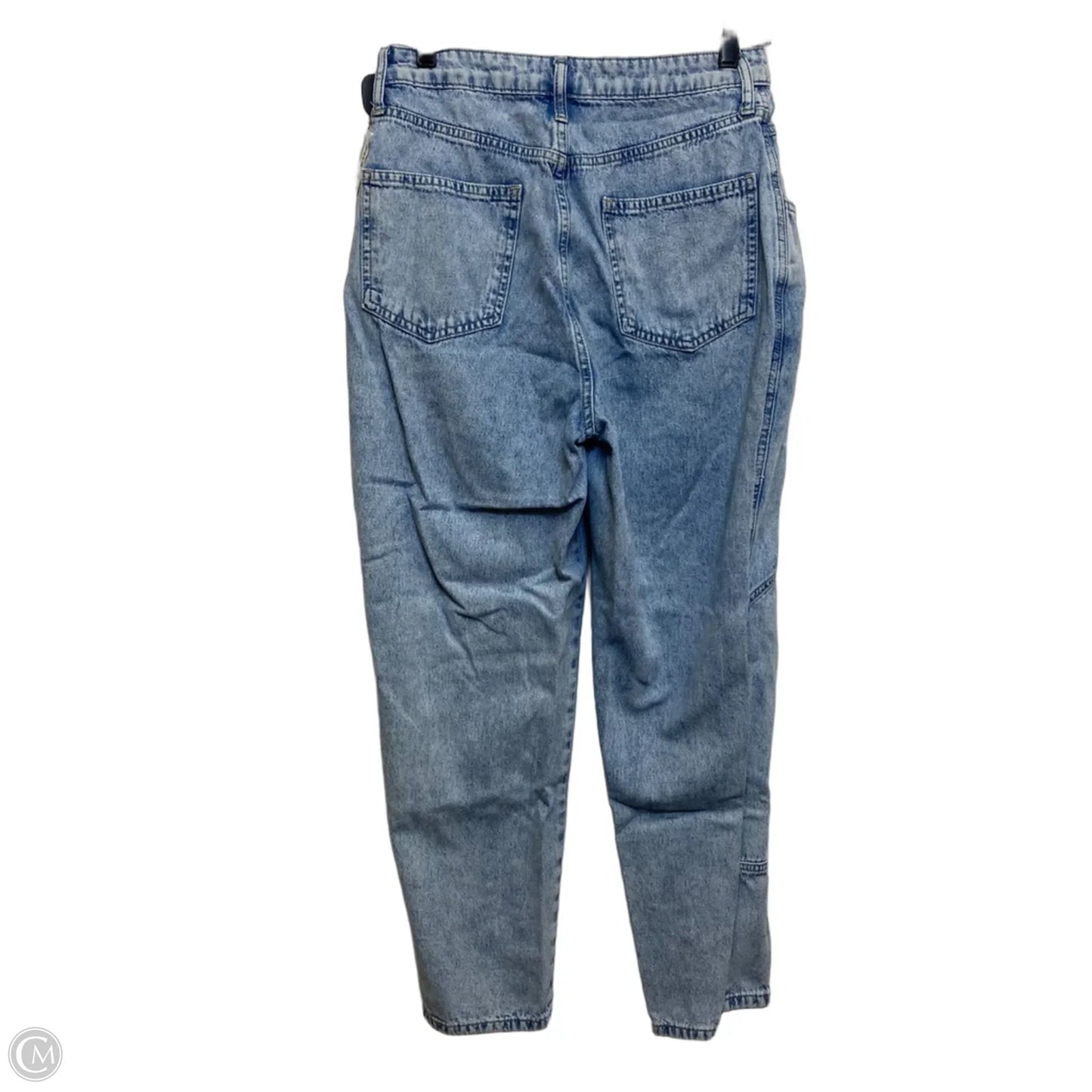 Jeans Straight By Free People In Blue Denim, Size: 10