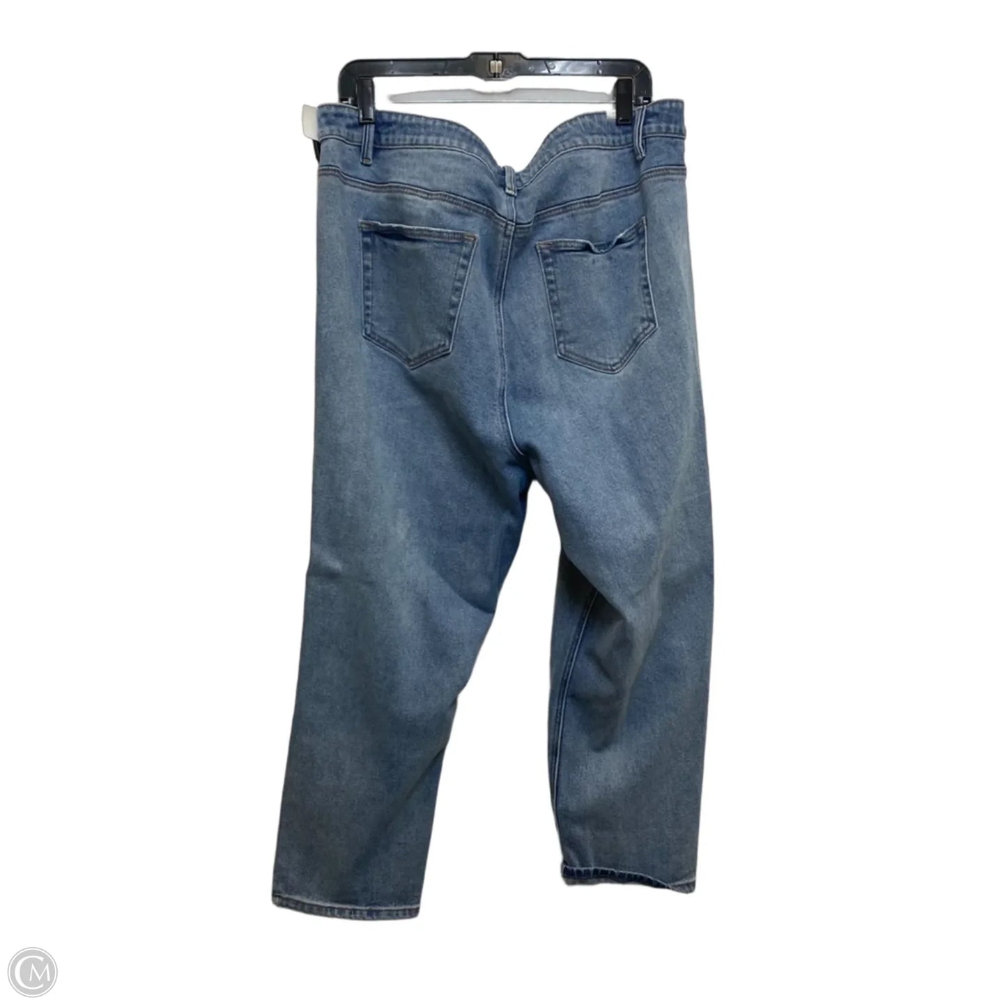 Jeans Skinny By Almost Famous In Blue Denim, Size: 18