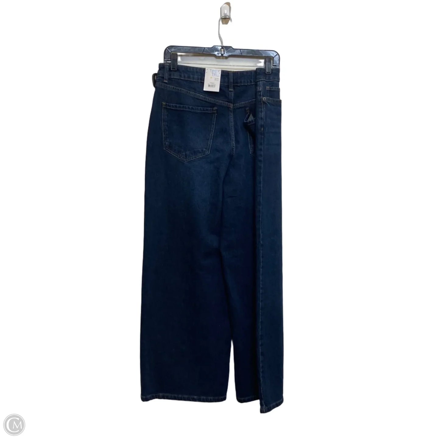 Jeans Wide Leg By Time And Tru In Blue Denim, Size: 14