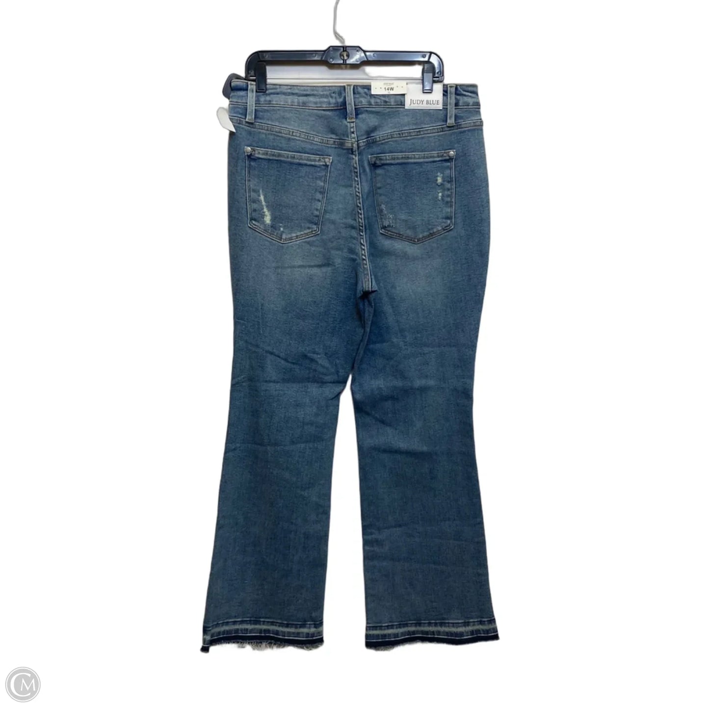 Jeans Boot Cut By Judy Blue In Blue Denim, Size: 14
