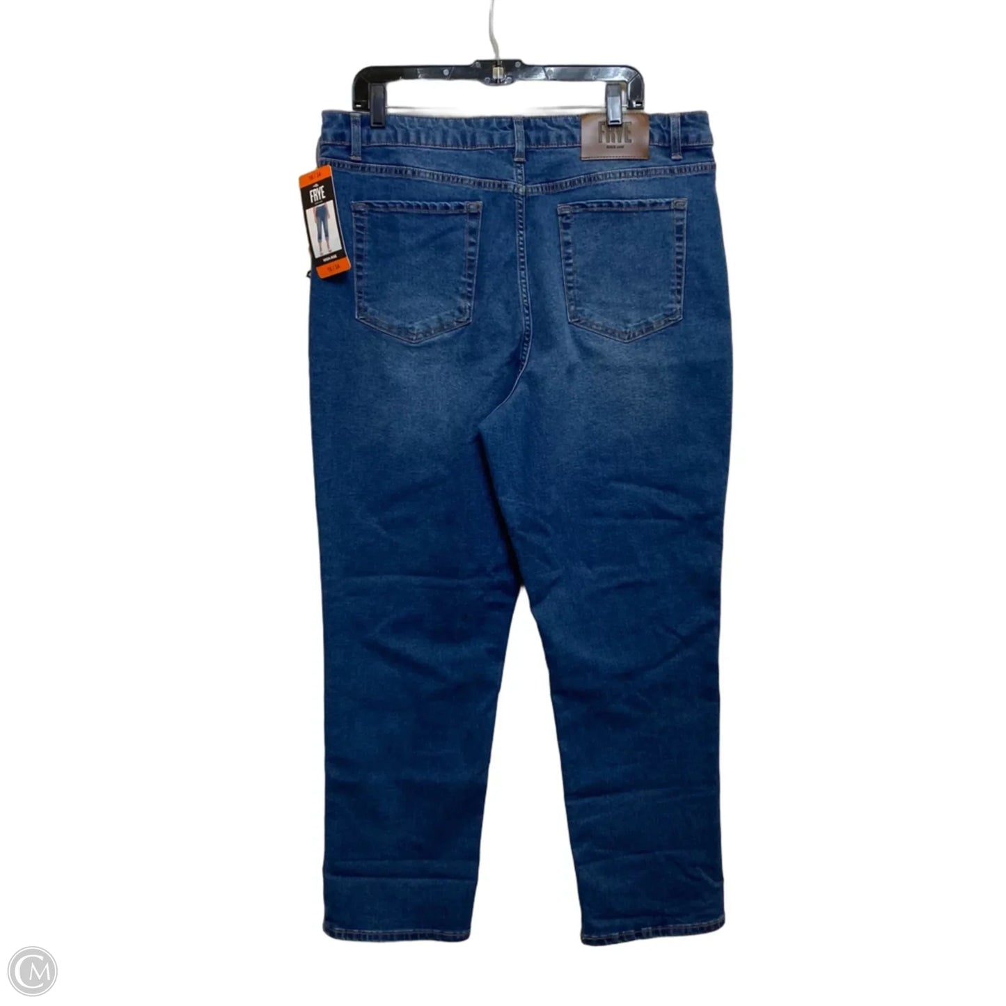 Jeans Designer By Frye In Blue Denim, Size: 16