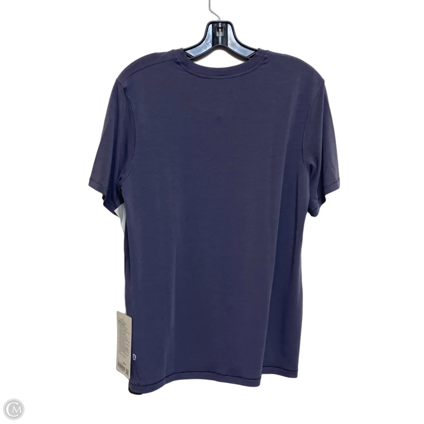 Athletic Top Short Sleeve Designer By Lululemon In Purple, Size: S