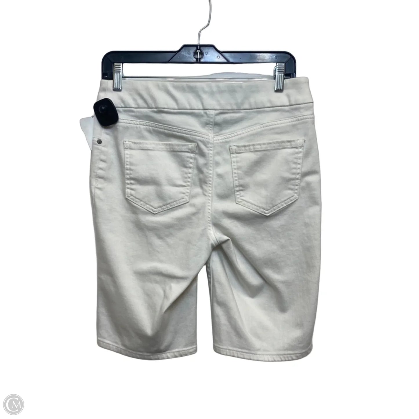 Shorts By Chicos In White Denim, Size: 4