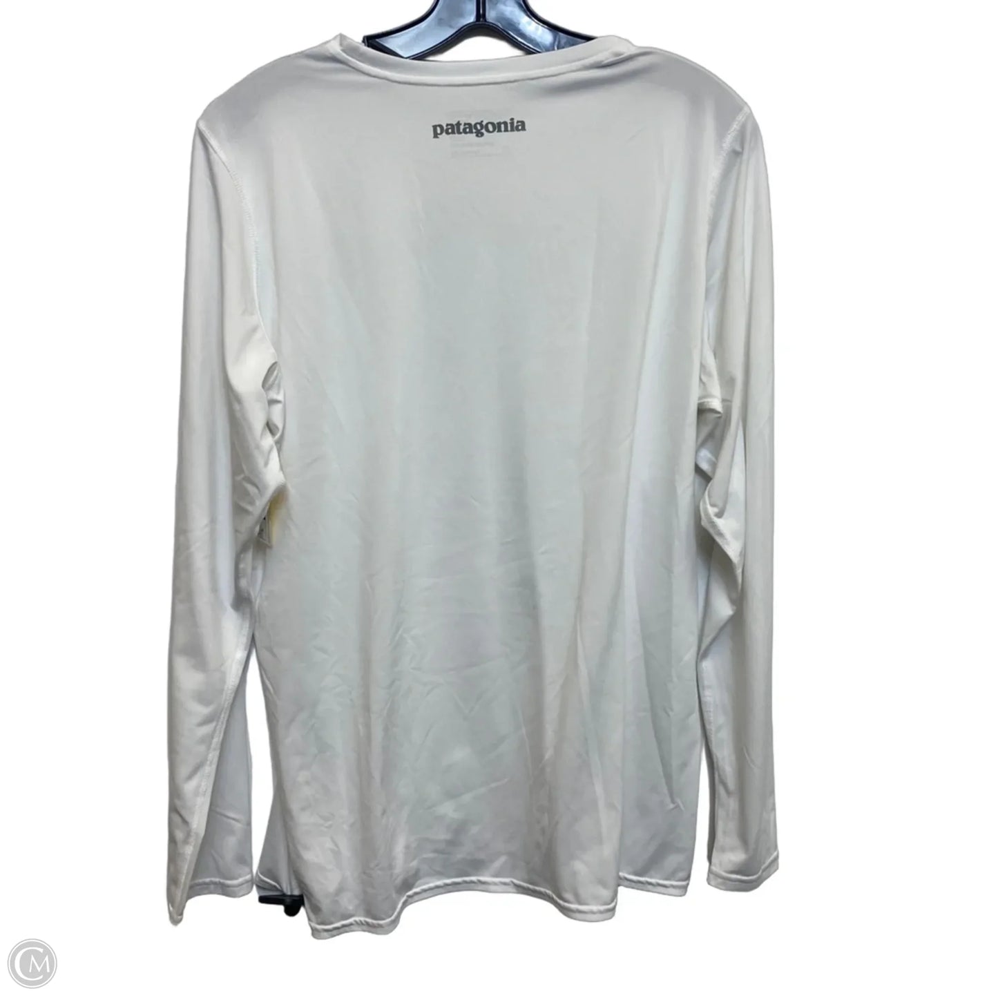 Athletic Top Long Sleeve Crewneck By Patagonia In White, Size: Xl