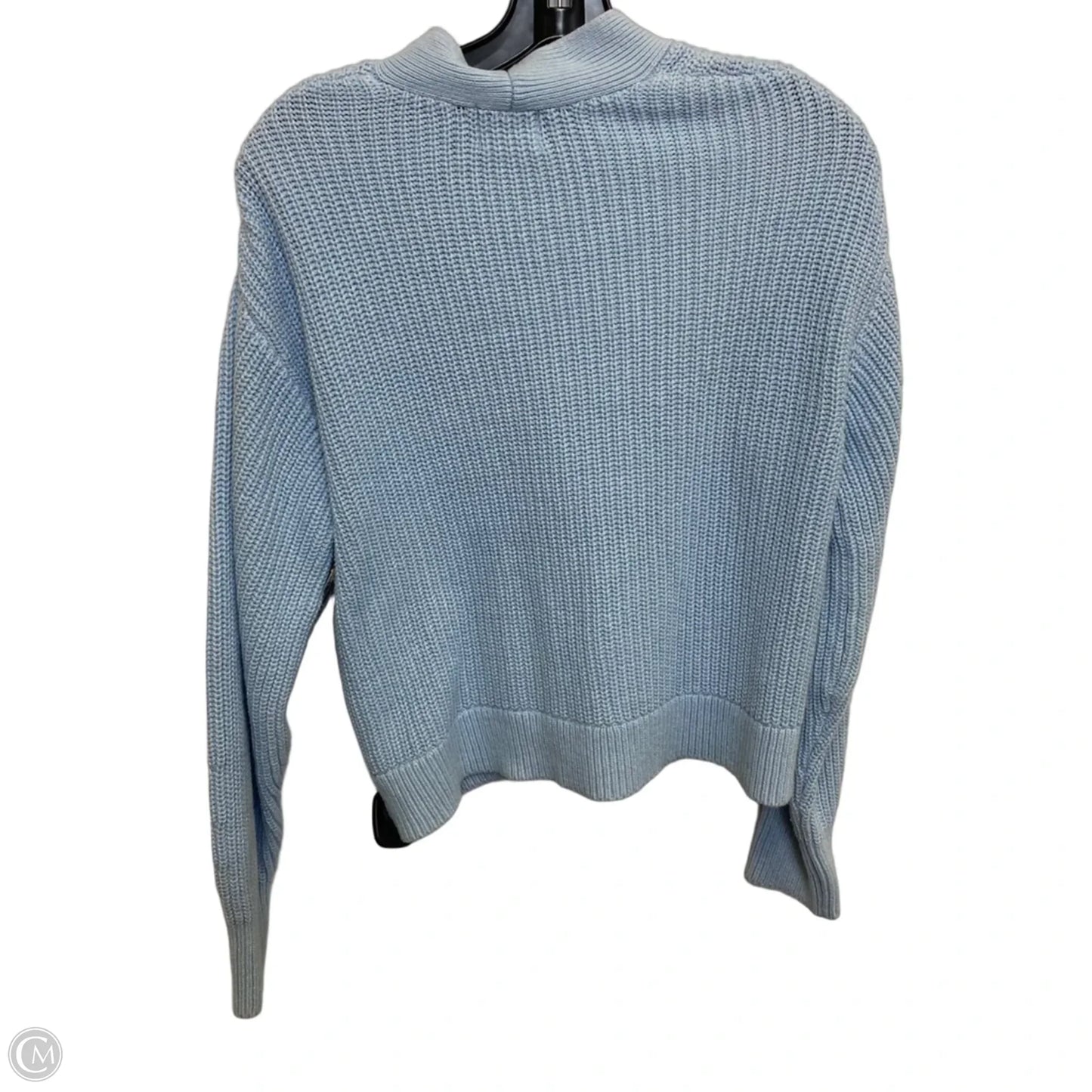 Sweater Cardigan By H&m In Blue, Size: S