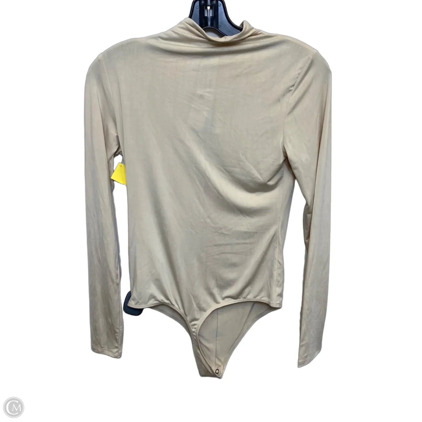 Top Short Sleeve Basic By Zara In Cream, Size: M