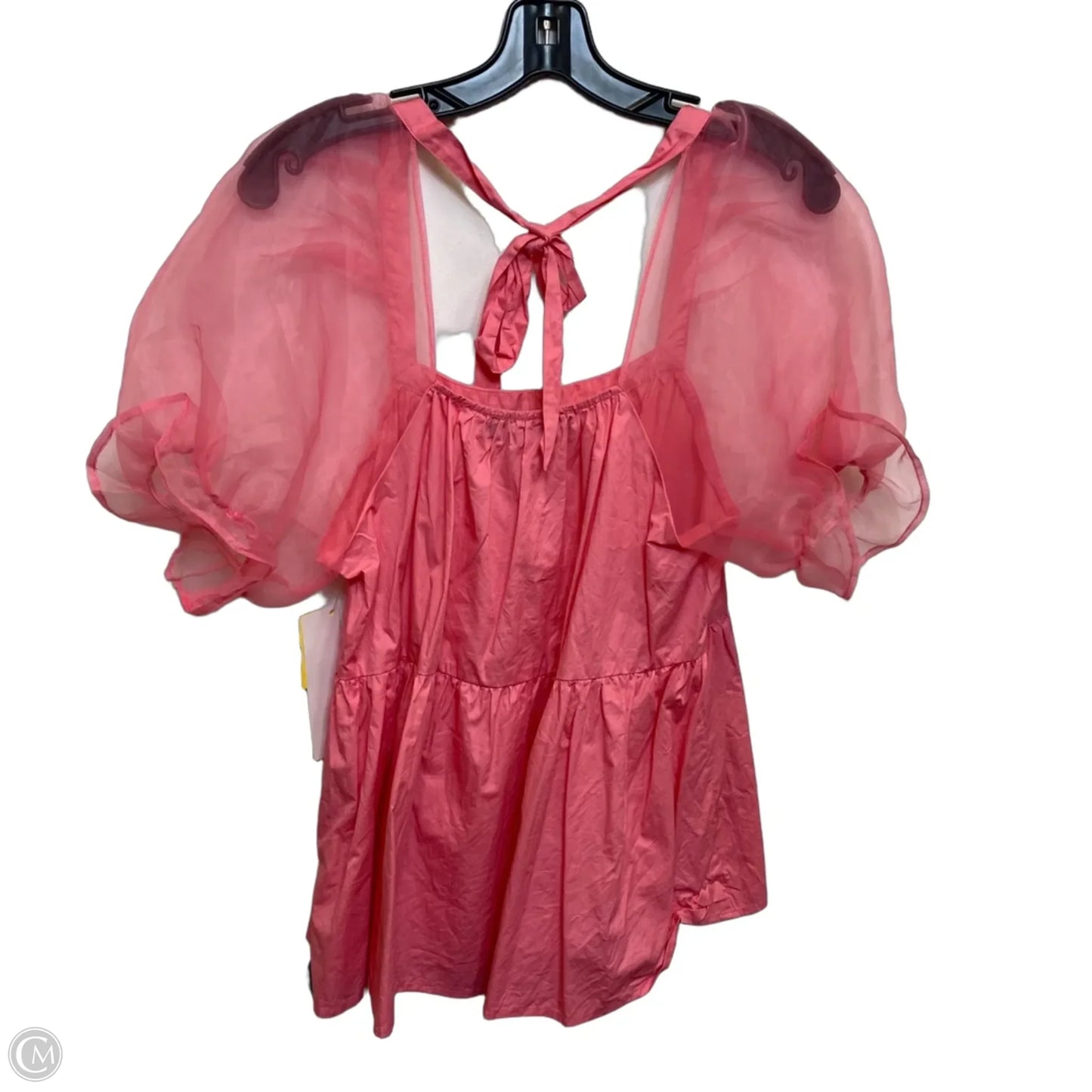 Top Short Sleeve By Pomander Place In Pink, Size: M