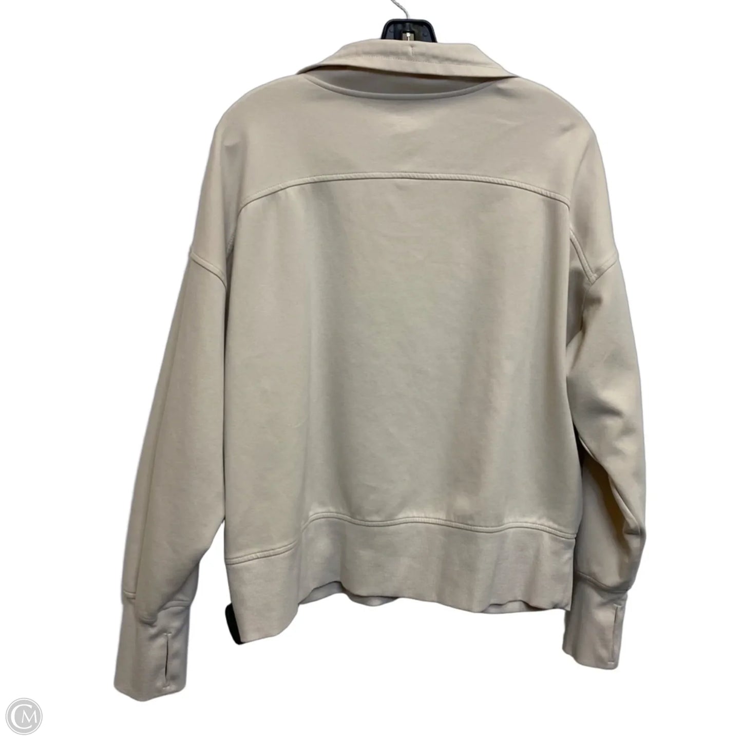Athletic Sweatshirt Collar By Old Navy In Cream, Size: Xxl