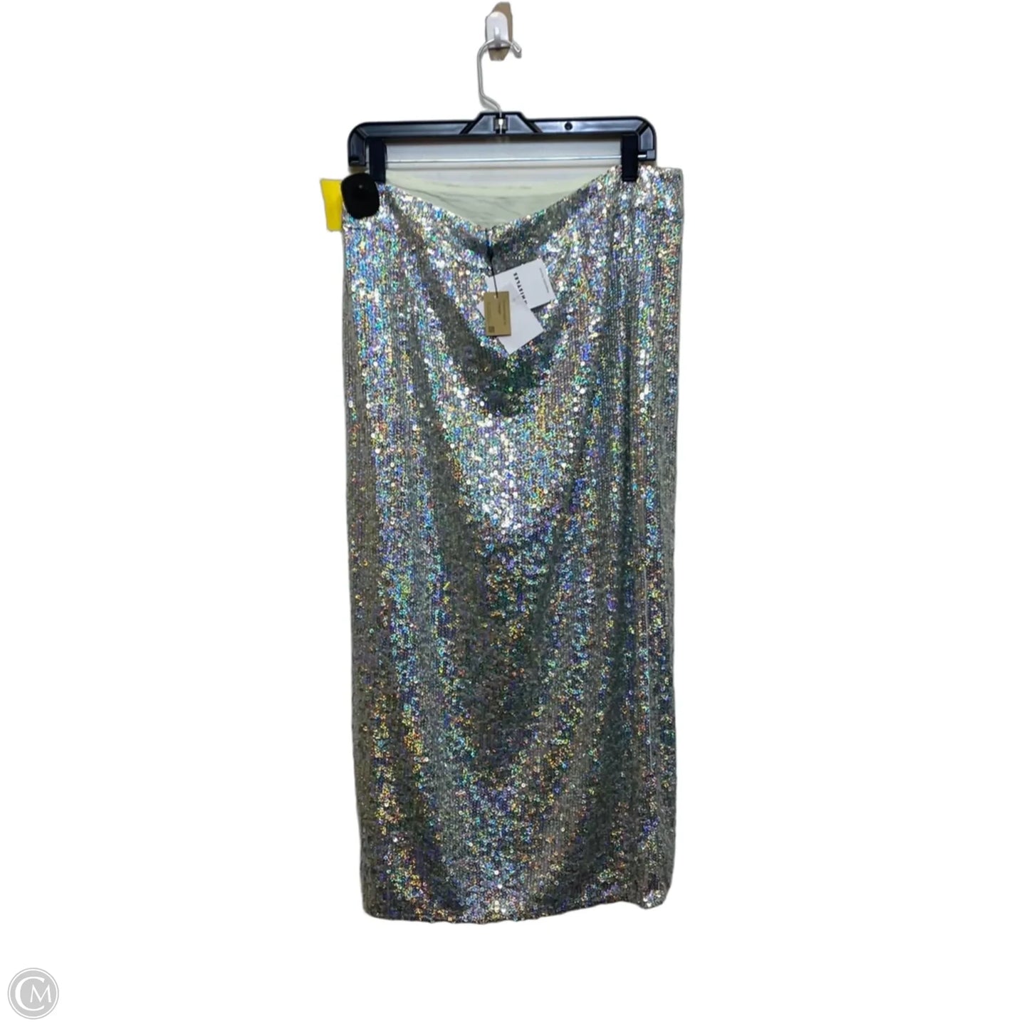 Skirt Maxi By Whistles In Silver, Size: L