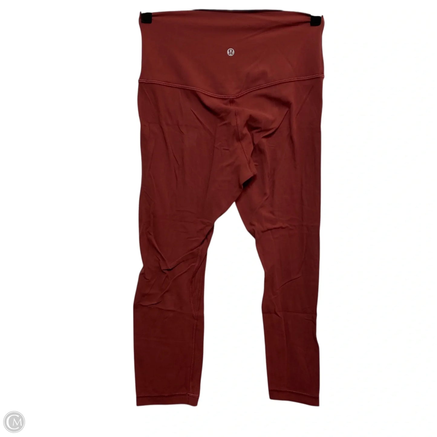 Athletic Leggings Designer By Lululemon In Red, Size: S