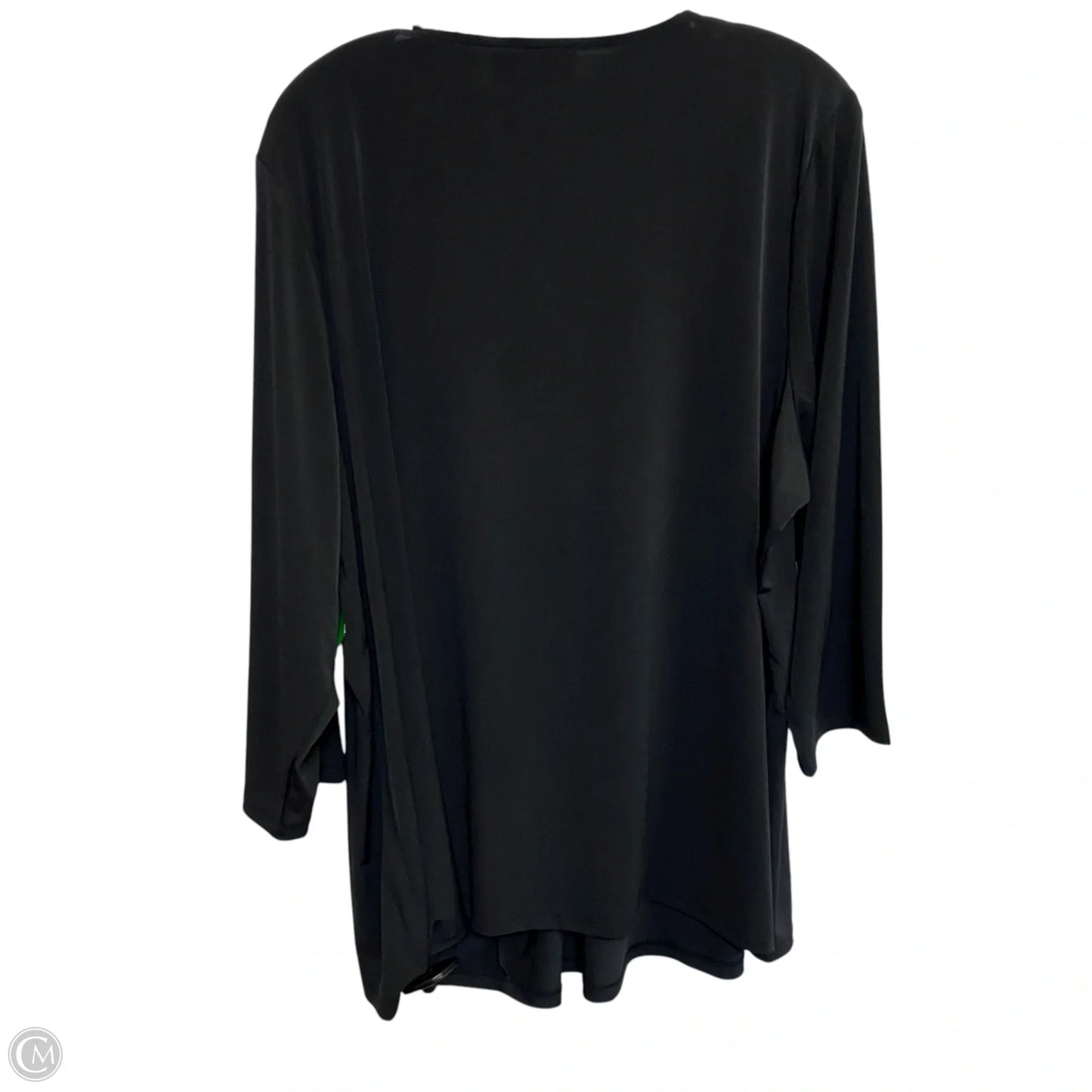 Top Long Sleeve By Lane Bryant In Black, Size: 3x